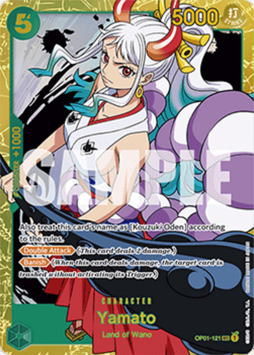 Yamato (OP01-121) (V.1) PRB01 Secret Rare Englisch