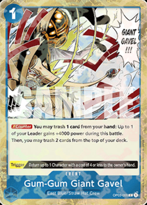 Gum-Gum Giant Gavel (OP03-055) (V.1) PRB01 Common Englisch