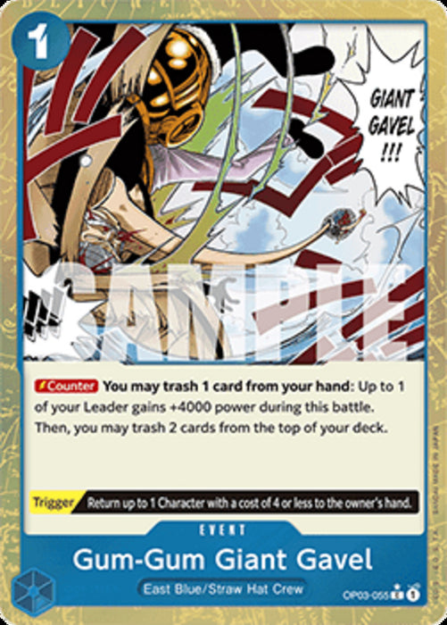 Gum-Gum Giant Gavel (OP03-055) (V.2) PRB01 Common Englisch