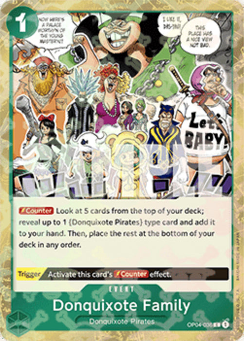 Donquixote Family (OP04-036) (V.1) PRB01 Common Englisch