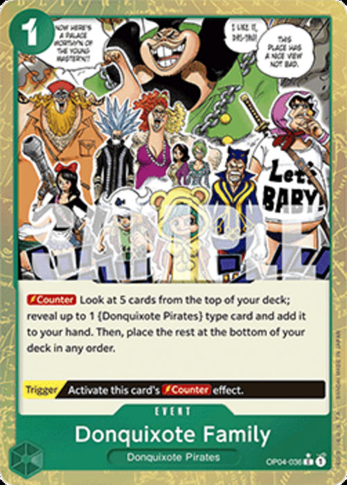 Donquixote Family (OP04-036) (V.2) PRB01 Common Englisch
