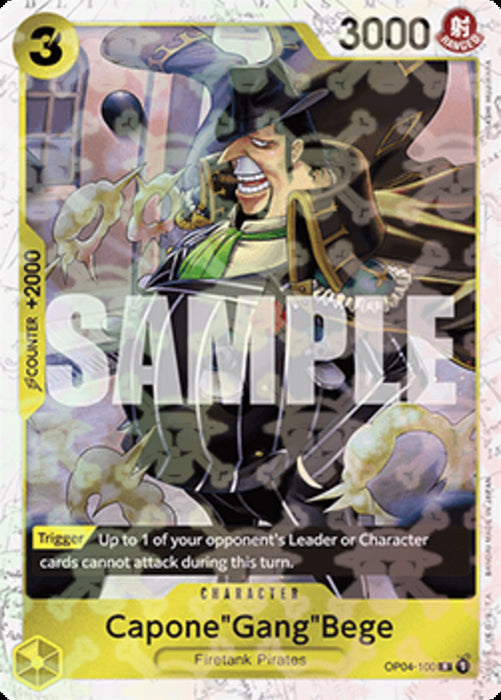 Capone"Gang"Bege" (OP04-100) (V.2) PRB01 Rare Englisch