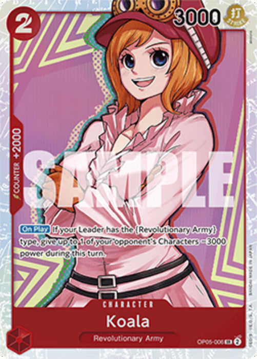 Koala (OP05-006) (V.1) PRB01 Super Rare Englisch