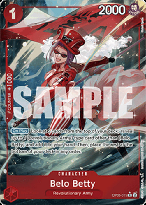 Belo Betty (OP05-015) (V.3) PRB01 Rare Englisch