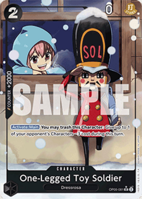 One-Legged Toy Soldier (OP05-081) (V.4) PRB01 Alternate Art Englisch