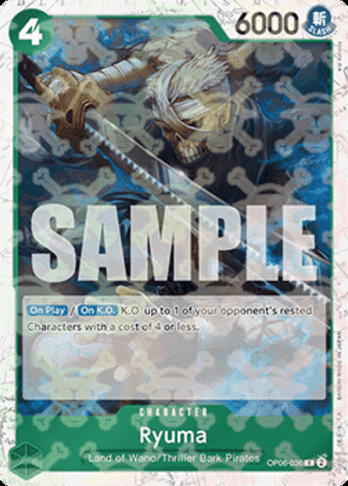 Ryuma (OP06-036) (V.2) PRB01 Rare Englisch