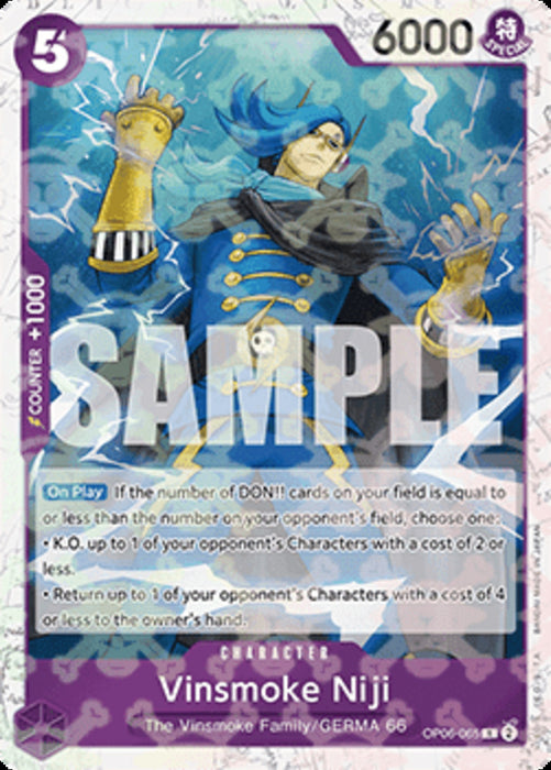 Vinsmoke Niji (OP06-065) (V.2) PRB01 Rare Englisch