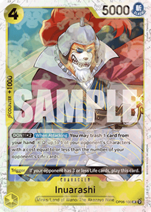 Inuarashi (OP06-100) (V.2) PRB01 Uncommon Englisch