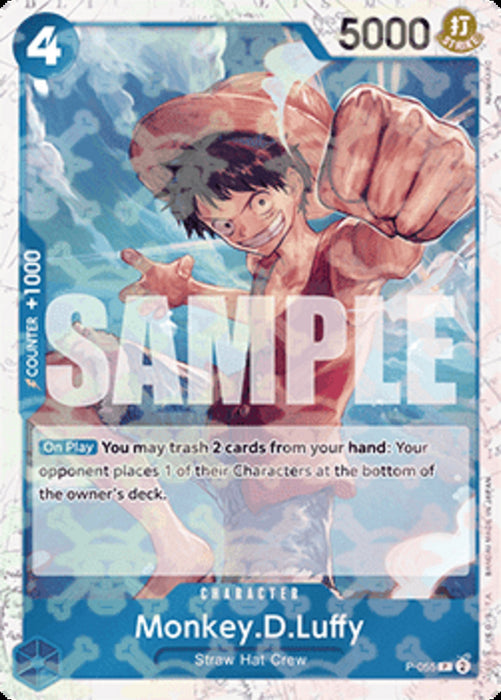 Monkey.D.Luffy (P-055) (V.2) PRB01 Promo Englisch