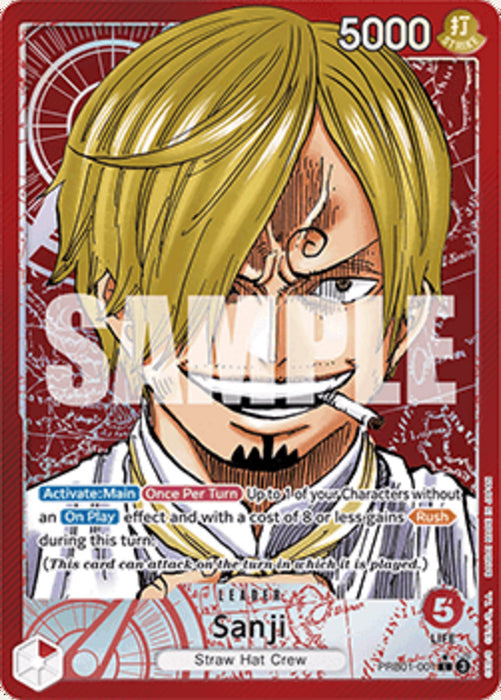 Sanji (PRB01-001) (V.2) PRB01 Alternate Art Englisch