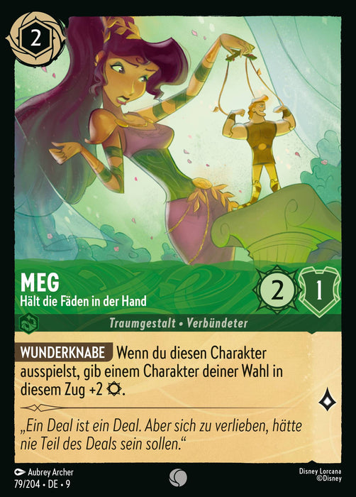Meg - Hält die Fäden in der Hand 9FAB-079 Common Deutsch