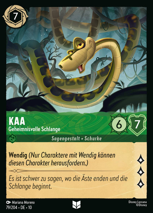 Kaa - Geheimnisvolle Schlange (V.1) 10WHI-079 Uncommon Deutsch