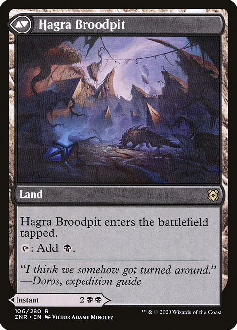 Hagra Mauling // Hagra Broodpit - Back Face