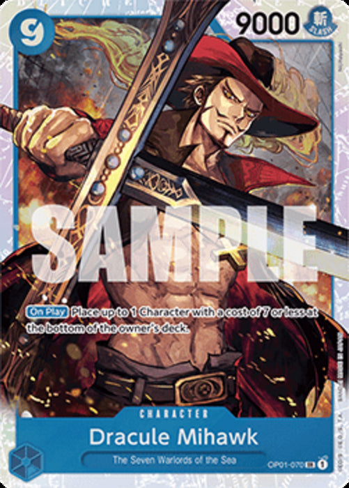 Dracule Mihawk (OP01-070) (V.1) PRB01 Super Rare Englisch