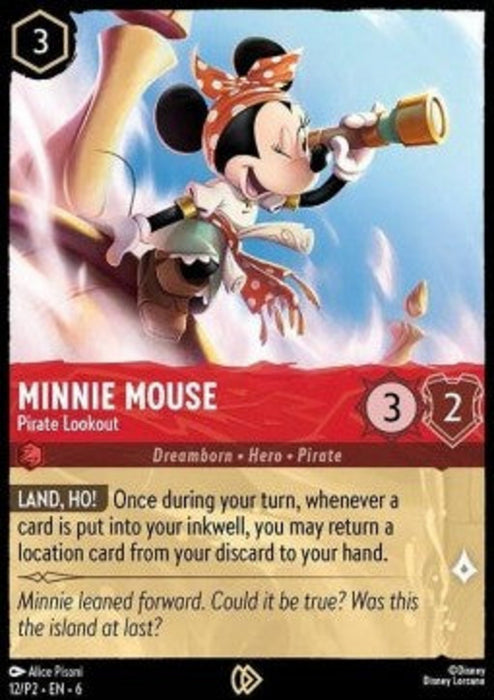 Minnie Maus - Piraten-Ausguck PR2-012 Promo Deutsch