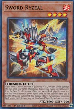 Sword Ryzeal (V.1) CRBR-EN001 Ultra Rare Englisch