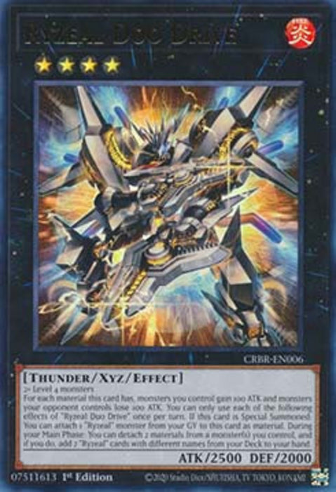 Ryzeal Duo Drive CRBR-EN006 Ultra Rare Englisch