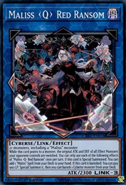 Maliss Q Red Ransom (V.1) CRBR-EN018 Super Rare Englisch