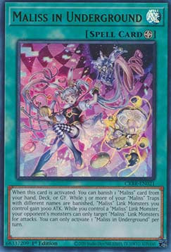 Maliss in Underground (V.1) CRBR-EN021 Ultra Rare Englisch