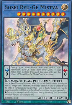 Sosei Ryu-Ge Mistva (V.1) CRBR-EN034 Ultra Rare Englisch