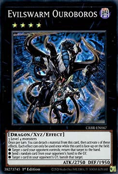 Evilswarm Ouroboros (V.2) CRBR-EN047 Super Rare Englisch