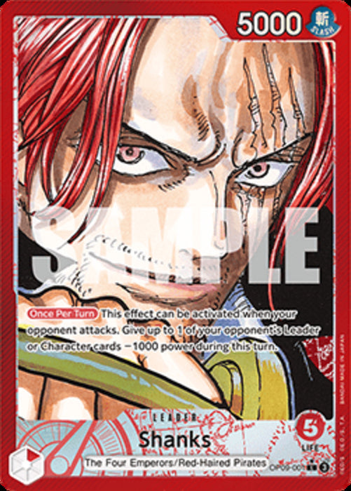 Shanks (OP09-001) (V.2) OP09 Alternate Art Englisch