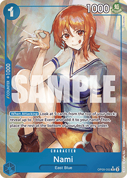 Nami (OP09-050) (V.2) OP09 Alternate Art Englisch