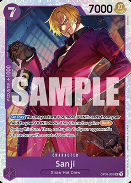Sanji (OP09-065) (V.1) OP09 Super Rare Englisch