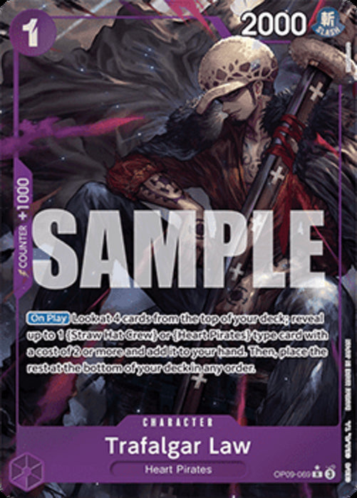 Trafalgar Law (OP09-069) (V.2) OP09 Alternate Art Englisch