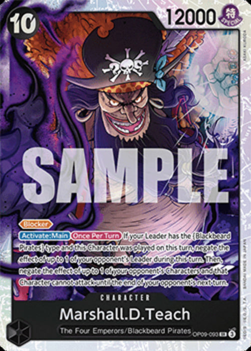Marshall.D.Teach (OP09-093) (V.1) OP09 Super Rare Englisch