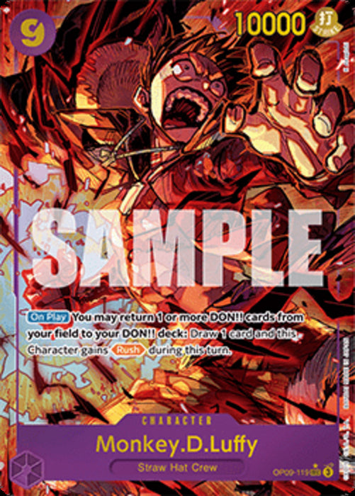 Monkey.D.Luffy (OP09-119) (V.2) OP09 Alternate Art Englisch
