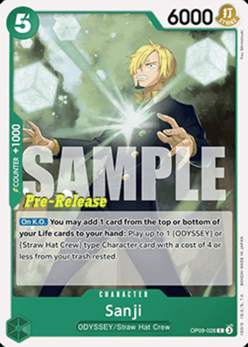 Sanji (OP09-028) OP09P Common Englisch