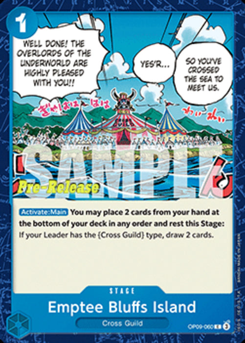 Emptee Bluffs Island (OP09-060) OP09P Common Englisch