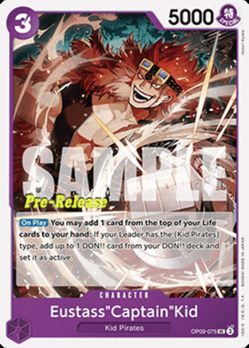 Eustass"Captain"Kid (OP09-075) OP09P Uncommon Englisch
