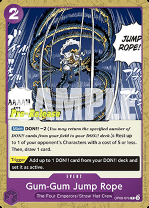Gum-Gum Jump Rope (OP09-079) OP09P Common Englisch