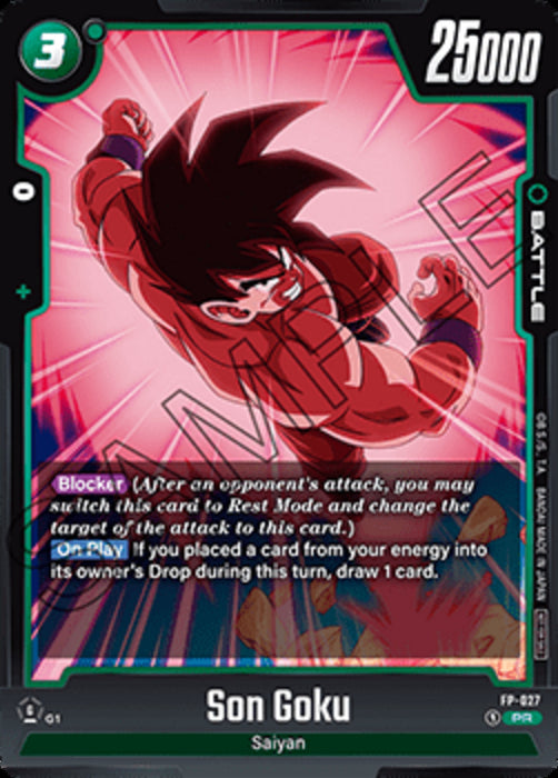 Son Goku  (FP-027) (V.1) P Promo Englisch