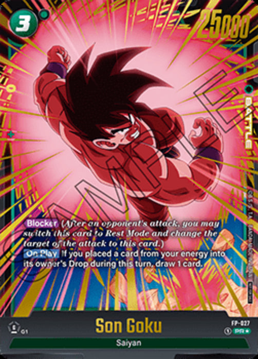 Son Goku  (FP-027) (V.2) FWP Promo Englisch