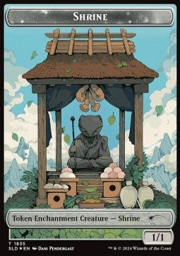 Shrine Token (Colorless 1/1) SLD20WTW-1835 Token Englisch