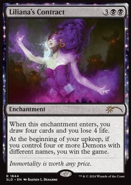 Liliana's Contract SLD20WTW-1844 Rare Englisch