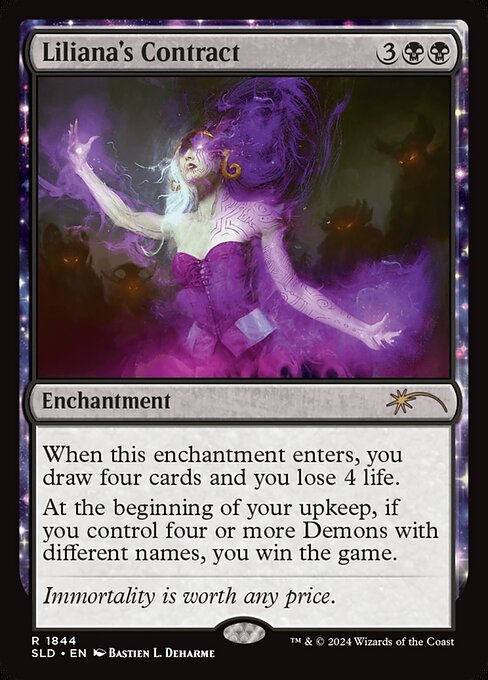 Liliana's Contract SLD20WTW-1844 Rare Englisch