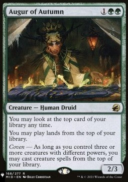 Augur of Autumn SLD20WTW- Rare Englisch