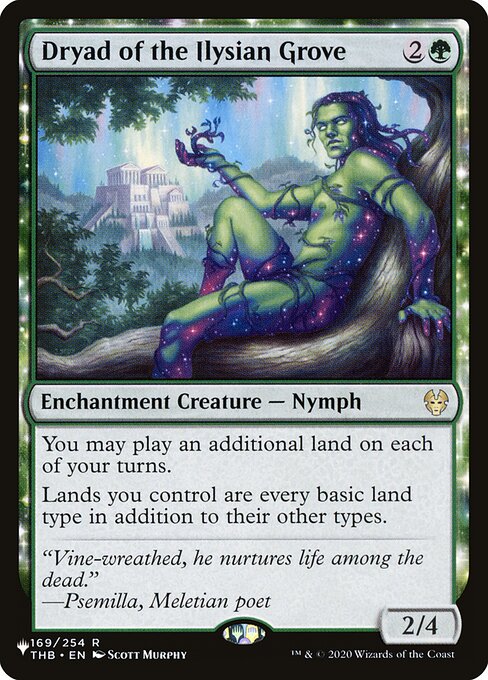 Dryad of the Ilysian Grove SLD20WTW- Rare Englisch