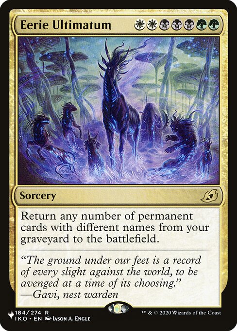 Eerie Ultimatum SLD20WTW- Rare Englisch