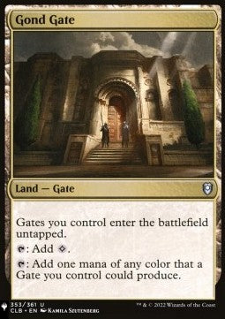 Gond Gate SLD20WTW- Uncommon Englisch