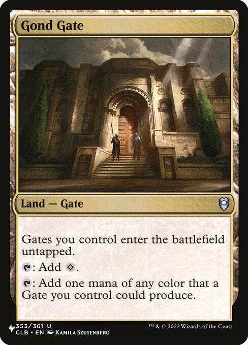 Gond Gate SLD20WTW- Uncommon Englisch