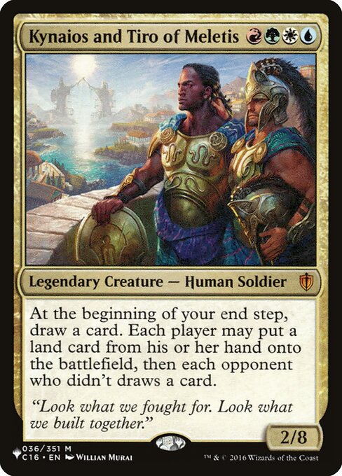 Kynaios and Tiro of Meletis SLD20WTW- Mythic Englisch