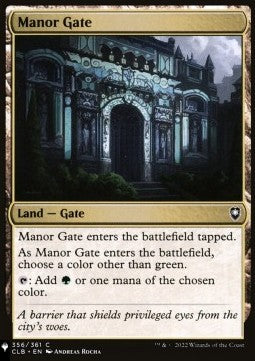 Manor Gate SLD20WTW- Common Englisch