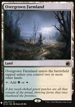 Overgrown Farmland SLD20WTW- Rare Englisch