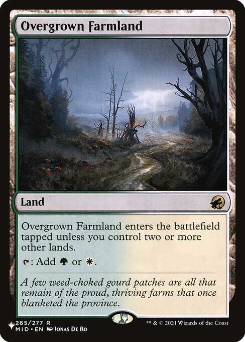 Overgrown Farmland SLD20WTW- Rare Englisch