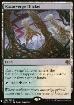 Razorverge Thicket SLD20WTW- Rare Englisch